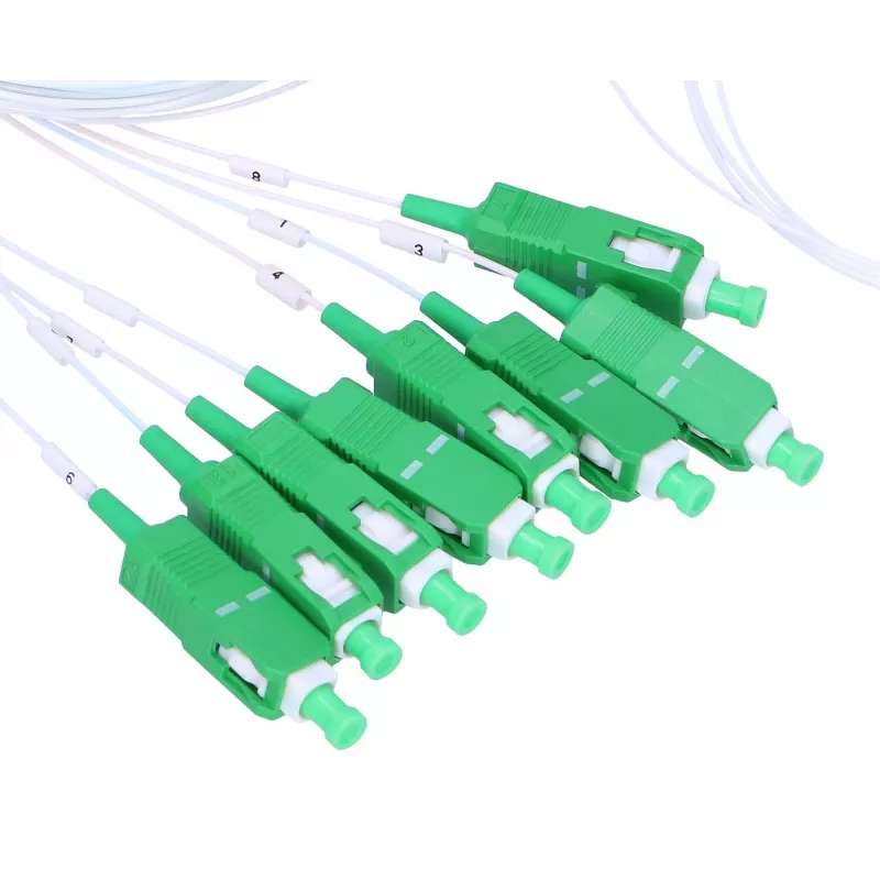 Extralink 1:8 PLC SC/APC -splitteri, 900um, 1m