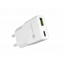 Virtalähde NATEC Ribera NUC-2376 — 1× USB-A, 1× USB-C, 3 A lähtö