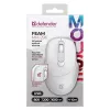 Defender Feam MM-296 52297 langaton hiiri, hiljainen napsautus, optinen, 1600 DPI, USB, valkoinen