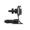 FM-lähetin SAVIO TR-14 Bluetooth USB, FM 87,6–107,9 MHz, MicroSD, USB-C, 12 V autovirtalähde