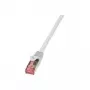 Verkkokaapeli LogiLink Cat.6 S/UTP RJ-45 Cat6 0,25 m harmaa