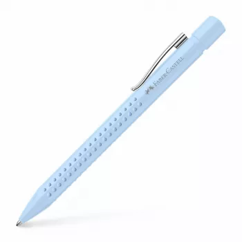 Sisäänvedettävä klipsikuulakärkikynä Faber-Castell 243916 vaaleansininen erittäin leveä