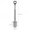 Fiskars ergonominen lapio, harmaa (1067511)