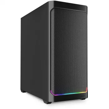 Sharkoon AK4 RGB STRIP Midi Tower musta