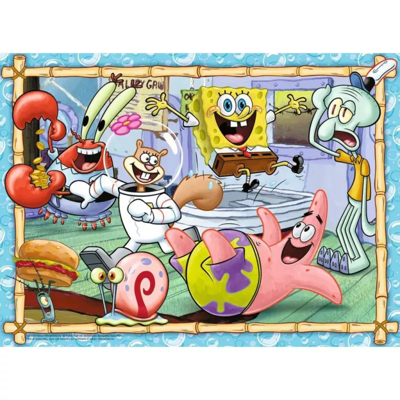 Ravensburger palapeli New Adventures in Bikini Bottom, 200 palaa, lasten palapeli