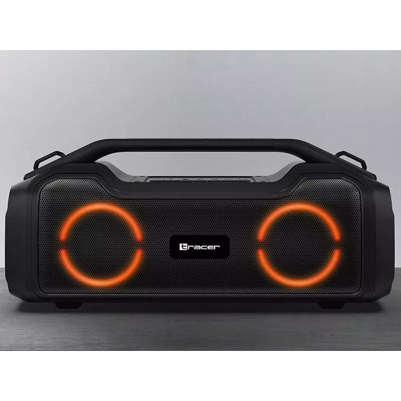 Stereo kannettava kaiutin TRACER BigBoy TWS Bluetooth 40 W RMS, Bluetooth 5.3, 12 h akku, musta