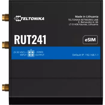 TELTONIKA NETWORKS RUT241 eSIM GLOBAL teollisuusreititin (RUT241230000)