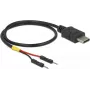 USB-kaapeli DeLOCK 85420 0,3 m USB-C musta
