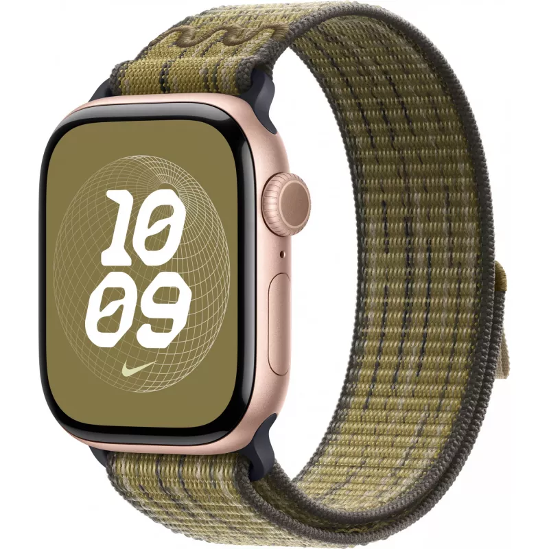Apple 42 mm Nike Sport Loop -ranneke vihreä/harmaa älykello