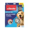 Mikrokuitupyyhe VILEDA 172651 kissoille ja koirille, harmaa, 650×1000 mm, polyamidi
