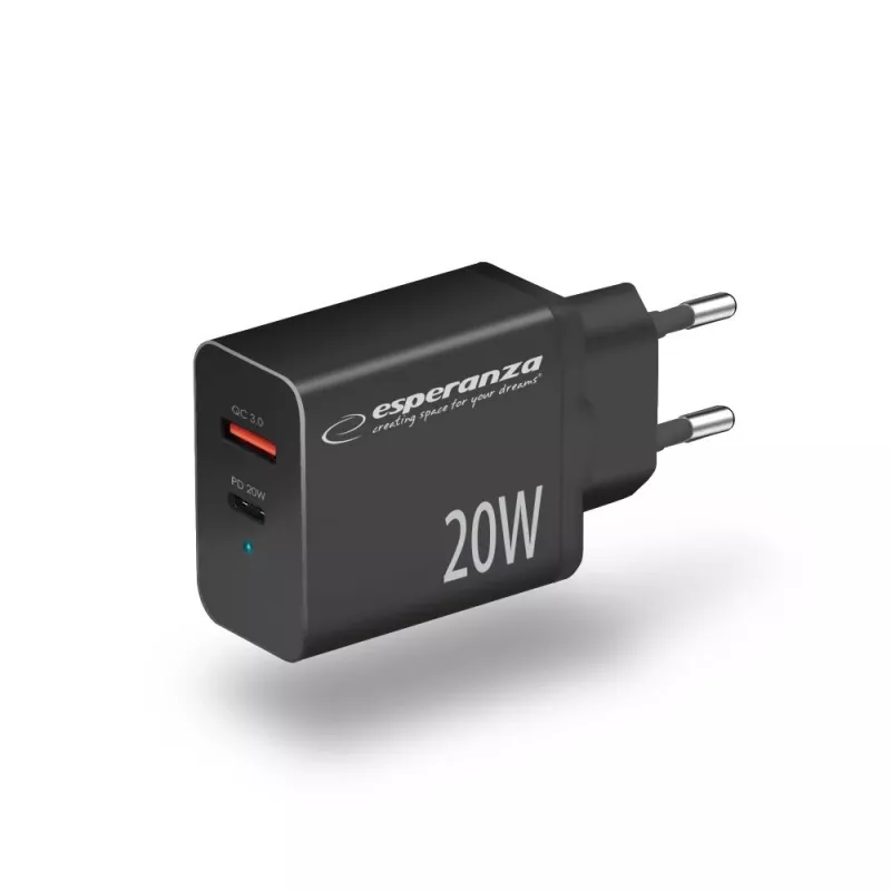 Esperanza EZC105K virtalähde 20W musta