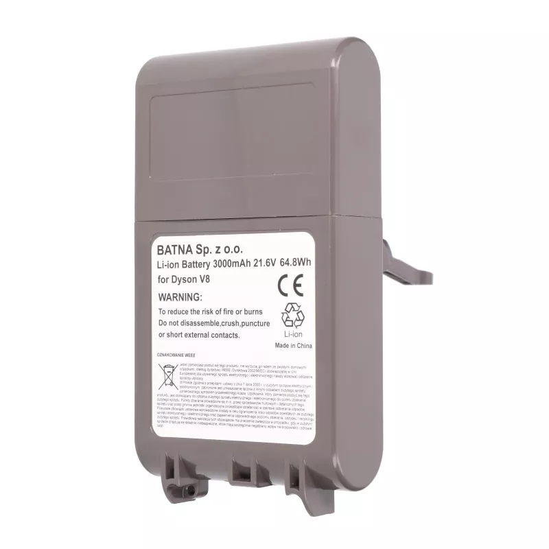 Dyson V8 akku 21,6V 3000mAh