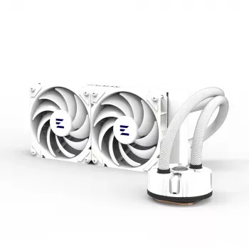 Zalman Reserator5 Z24 ARGB valkoinen CPU-nestekylmä 240 mm jäähdytin 2 x 120 mm tuuletinta
