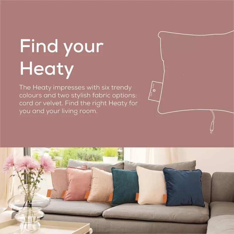 Beurer HK 77 Heaty blush-rose laventeli samettipäällinen (20074)
