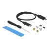 SSD-kotelo DeLOCK ulkoinen USB Type-C -combo-kotelo M.2 NVMe PCIe- tai SATA-SSD-asemalle