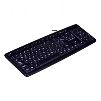 Esperanza EK129 näppäimistö USB QWERTY UK englanti musta