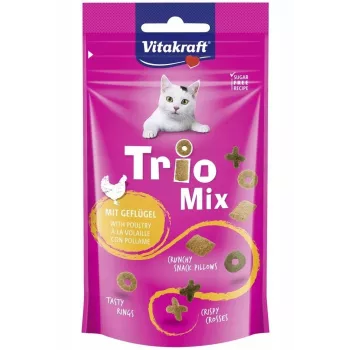 Vitakraft Trio Mix siipikarja - kissanherkut - 60 g
