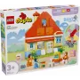 Rakennuslelu LEGO Bluey perhetalo muistipelillä 10459 — 83 osaa, 3 minihahmoa, ikä 3+
