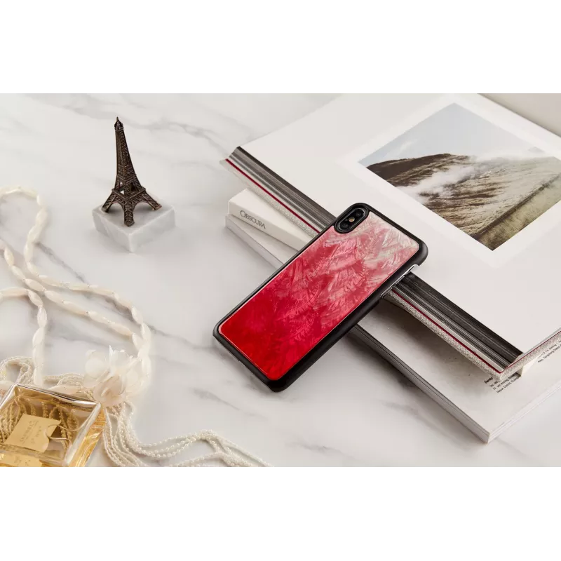 iKins älypuhelinkotelo iPhone XS Max – pink lake mustin yksityiskohdin
