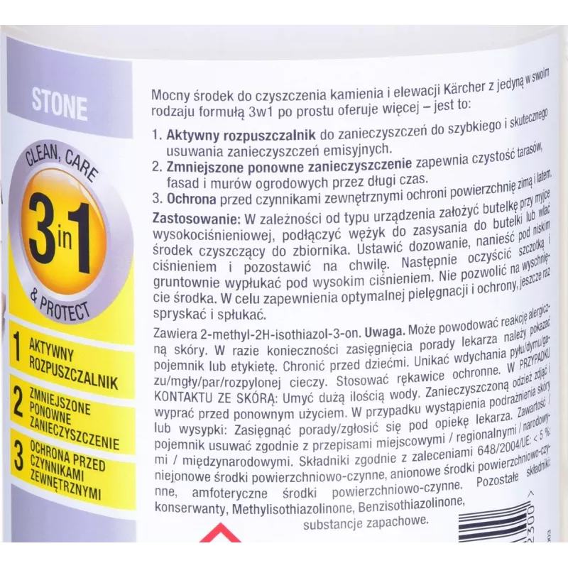 Yleispuhdistusaine Kärcher 6.295-765.0, 1000 ml, syövyttävä