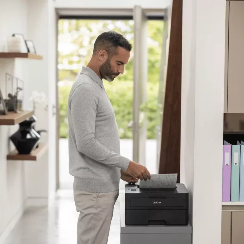 Brother HL-L2460DNYJ1 lasertulostin — A4 monokromi, 34 sivua/min, duplex, Ethernet, 128 MB, 251 arkin syöttö
