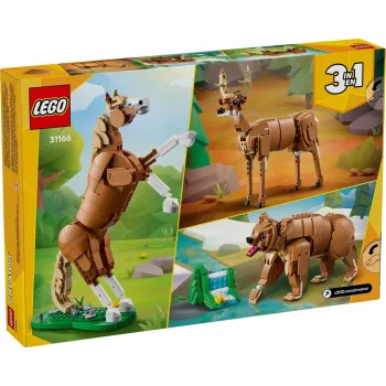 Rakennuslelu LEGO Creator 3-in-1 Prächtiges Ross 31166 – 685 osaa, 9 vuodesta alkaen, mallin koko 80×240×230 mm