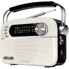 Kaiutin SVEN SRP-505, valkoinen (3W, Bluetooth, FM/AM/SW, USB, microSD, AUX, akku)
