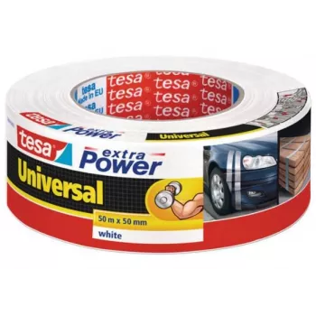 tesa kalvoteippi extra Power Universal, 48 mm x 50 m, valkoinen kudottu vahvistettu, käsin repäistävä (56389-00002-04)