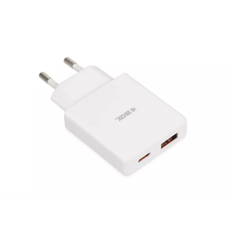 iBox ILUC43W -laturi mobiililaitteille yleismalli valkoinen AC sisäkäyttöön