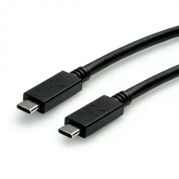 ROLINE USB3.2Gen2 kaapeli PD 20V5A Type-C-C ST/ST 0,5 m - kaapeli - digitaalinen/data - 0,5 m (11.99.9057)