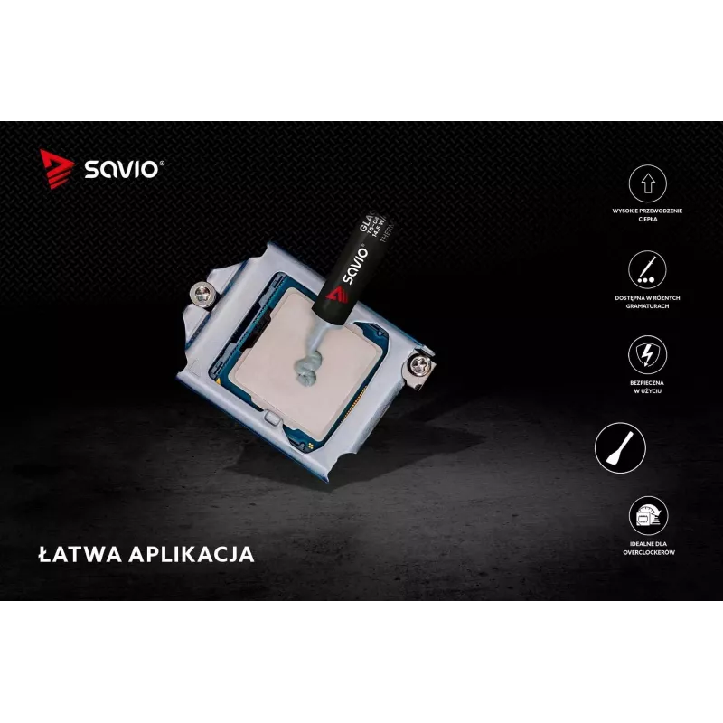 Savio TG-04 lämpötahna jäähdytyssiiliin