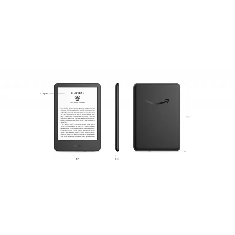 Amazon B0CP31T5M6 e-kirjanlukija 16 GB WLAN musta
