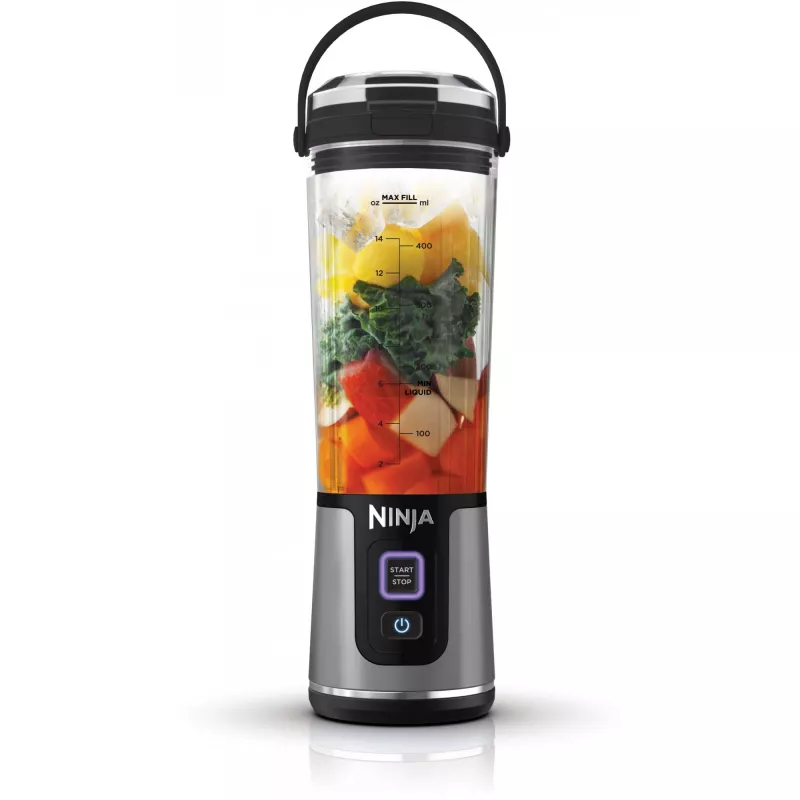 Sportmixer Ninja BC151EUBK — 0,53 L astia, 14,4 W, akku, Ice-Crush, musta