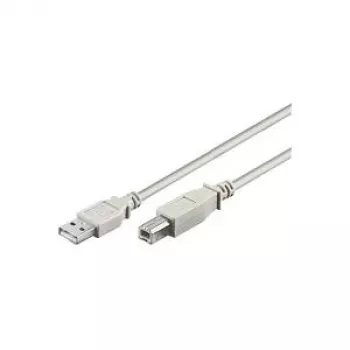 Diverse Cable USB 2.0 -kaapeli (kaksinkertaisesti suojattu, harmaa) (50953)