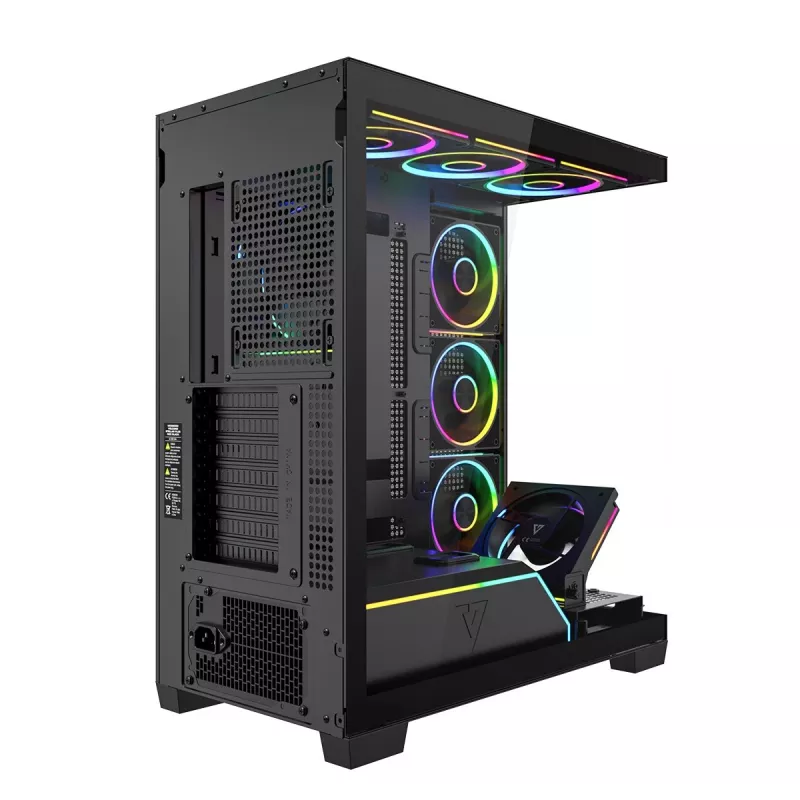 Modecom Volcano Stellar Plus ARGB Midi 8F musta