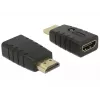 Sovitin HDMI (uros) > HDMI (naaras), EDID-emulaattori (musta)