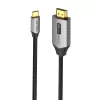 Vention USB-C - HDMI -kaapeli CRBBH – 2 m, 4K@60Hz, musta, USB-C - HDMI