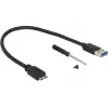 SSD-kotelo DELOCK 42594 musta hopea M.2