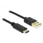 USB-kaapeli DeLOCK 2 m USB2.0-A/USB2.0-C musta