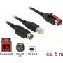 USB-kaapeli DeLOCK 85491 USB 2.0 5 m USB B musta