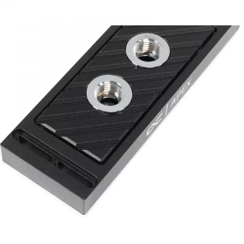 Alphacool 14000 Apex RAM X4 RAM-muistin vesijäähdytin, osoitettava RGB, musta