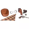 Lelucowboy-setti Pulio malli 155880/0 hatulla — Gonher-lisävaruste
