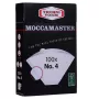 MOCCAMASTER 85022 -kahvinsuodatin — paperisuodatin, valkoinen, 100 kpl:n pakkaus