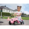 Bobby-Car-Classic Flower, potkupyörä pinkki/vaaleanvihreä