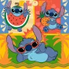 Lastenpalapeli Ravensburger Disney Stitch — 3 x 49 palaa, lapsille sopiva