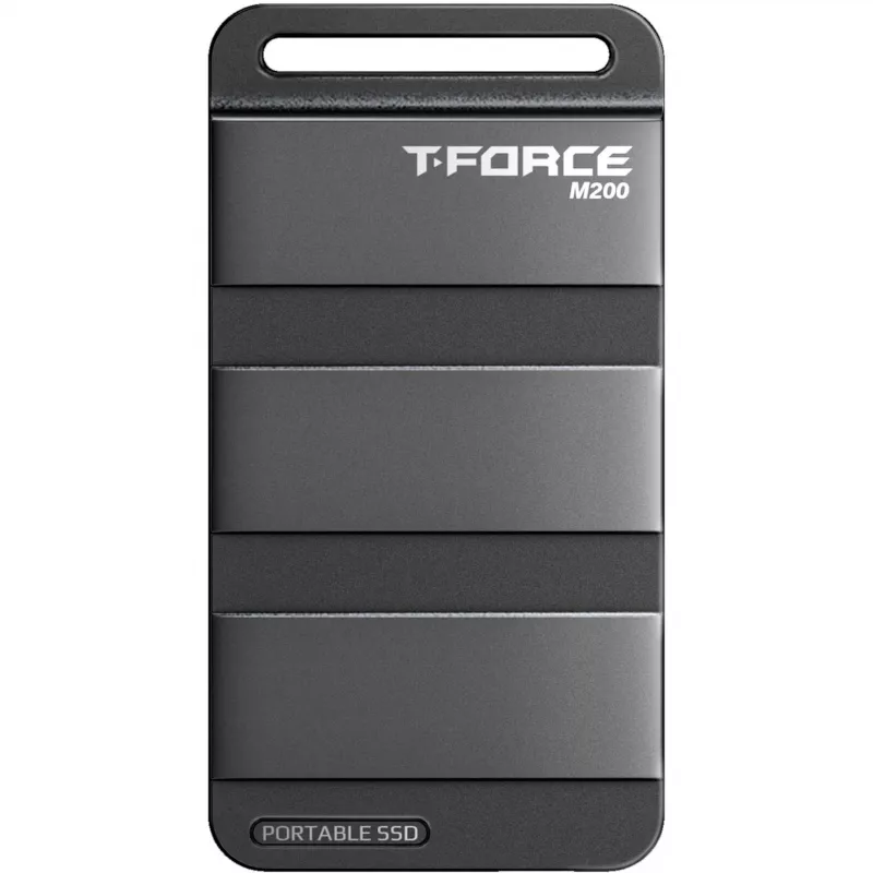 Team Group T-FORCE M200 - 1000 Gt - USB Type-C - USB 3.2 Gen 2x2 - 2000 Mt/s - 20 Gbit/s - musta