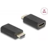 HDMI-sovitin DeLOCK 64325 musta liitäntä 1 HDMI liitäntä 2 HDMI