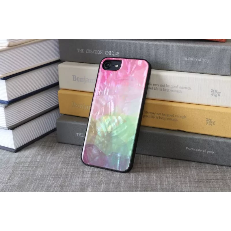 iKins suojakotelo Apple iPhone 8/7 vesikukkakuosilla, musta