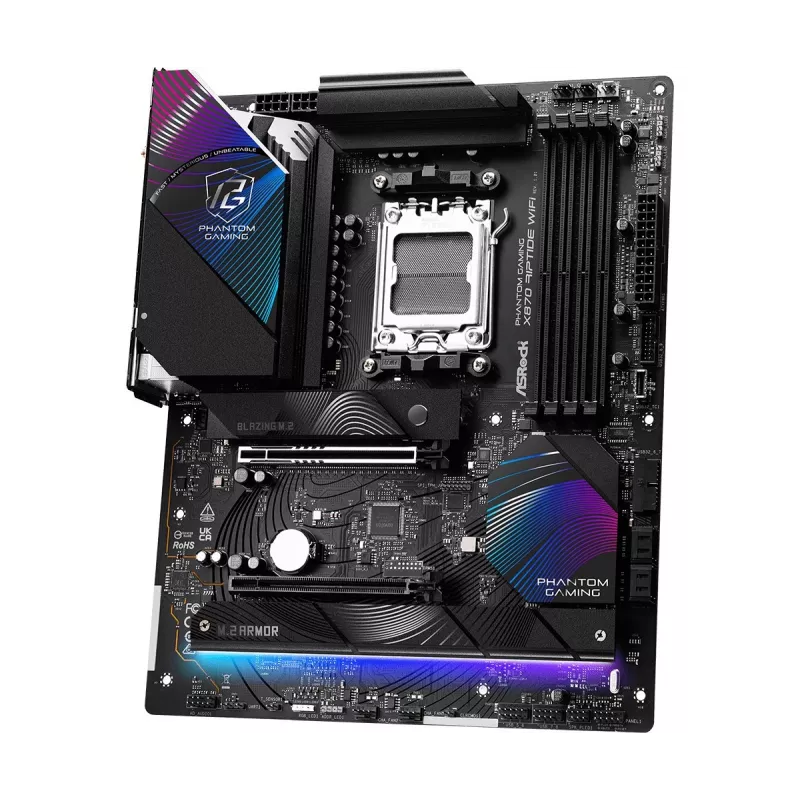 Emolevy ASRock X870 Riptide WiFi — ATX, AMD X870, Socket AM5, DDR5, 4 DIMM, 256 GB, Wi-Fi 7, 2,5GbE