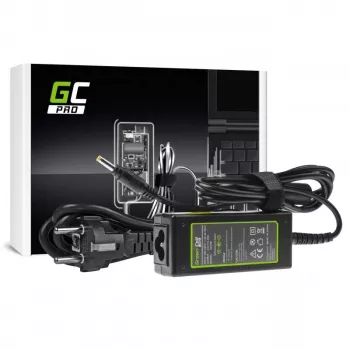 Verkkolaite Green Cell AD76P 45W Lenovo-kannettaville, 20V 2,25A, AC-DC, 100–240V tulo, musta